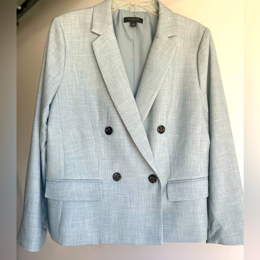 Ann Taylor Double Breasted Suit Petite 16